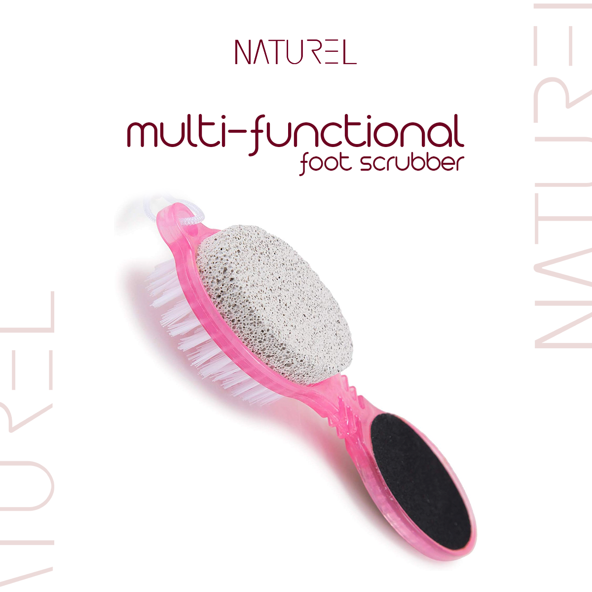 Multi-Functional Foot Scrubber