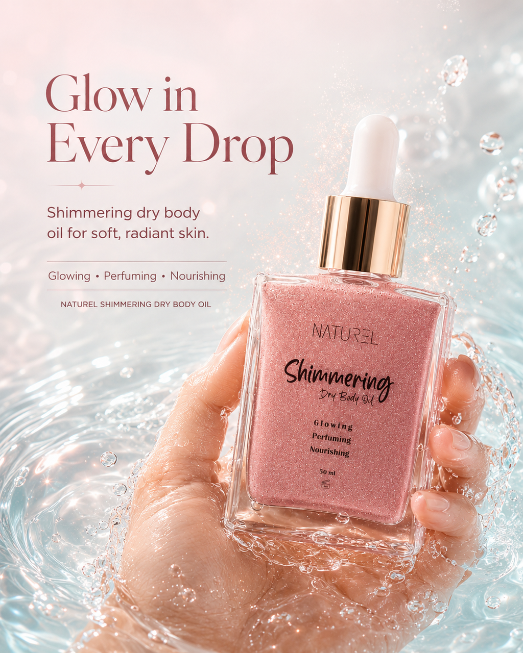 Shimmering Dry Oil