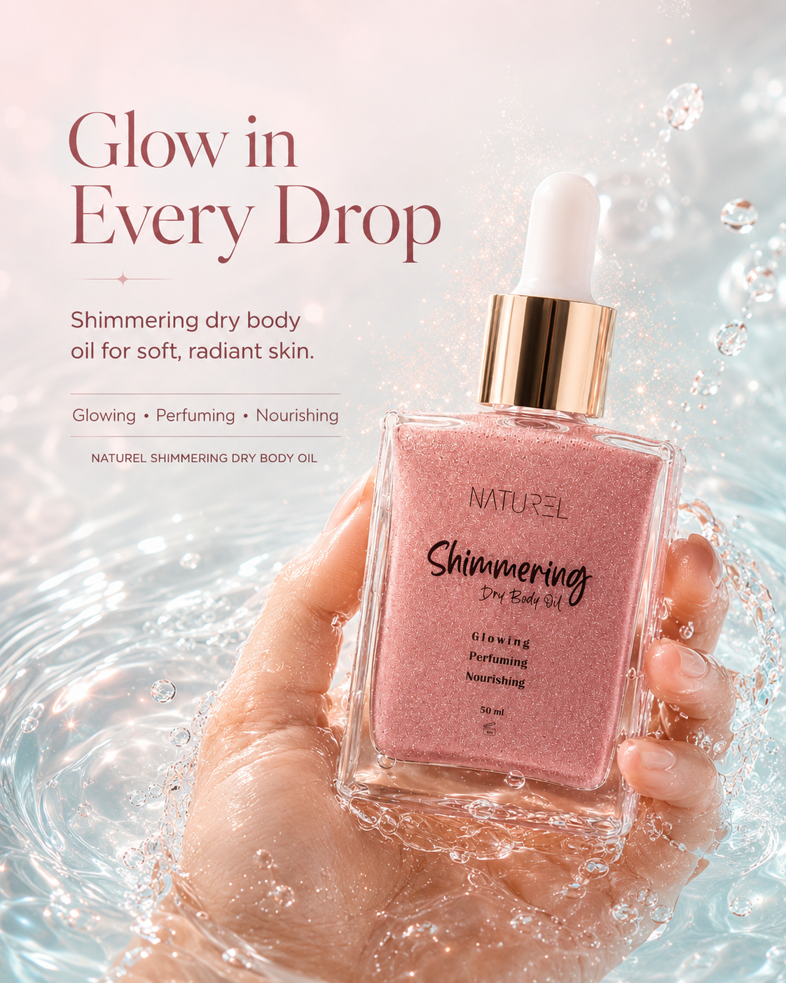 Shimmering Dry Oil