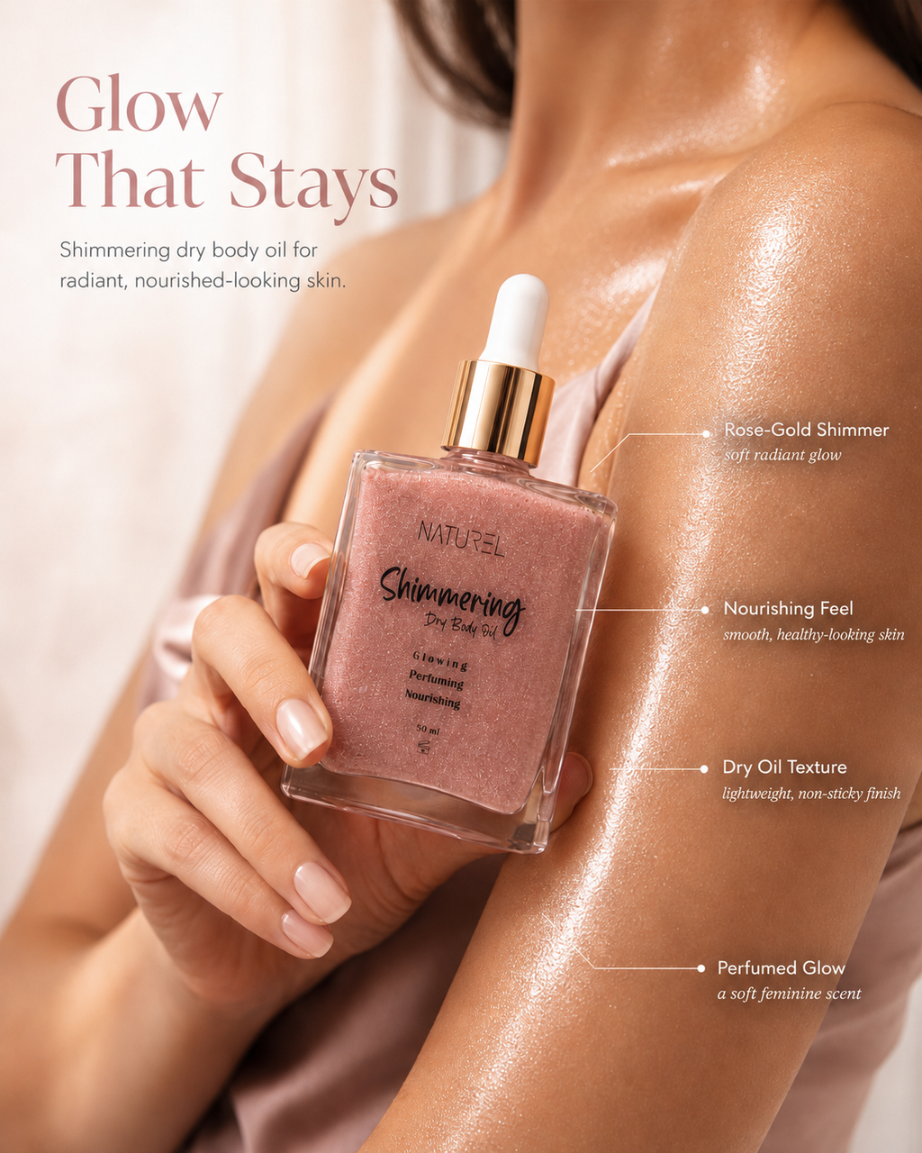 Shimmering Dry Oil